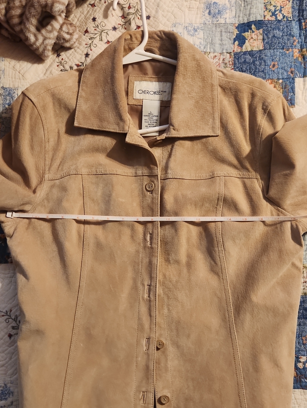 Cherokee Tan Suede Jacket - Picture 14 of 15